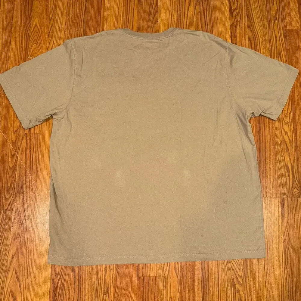 Carhartt Shirt Mens XXL Brown Pocket Tee Cotton Work‎ Wear Outdoors Adult - Picture 2 of 5